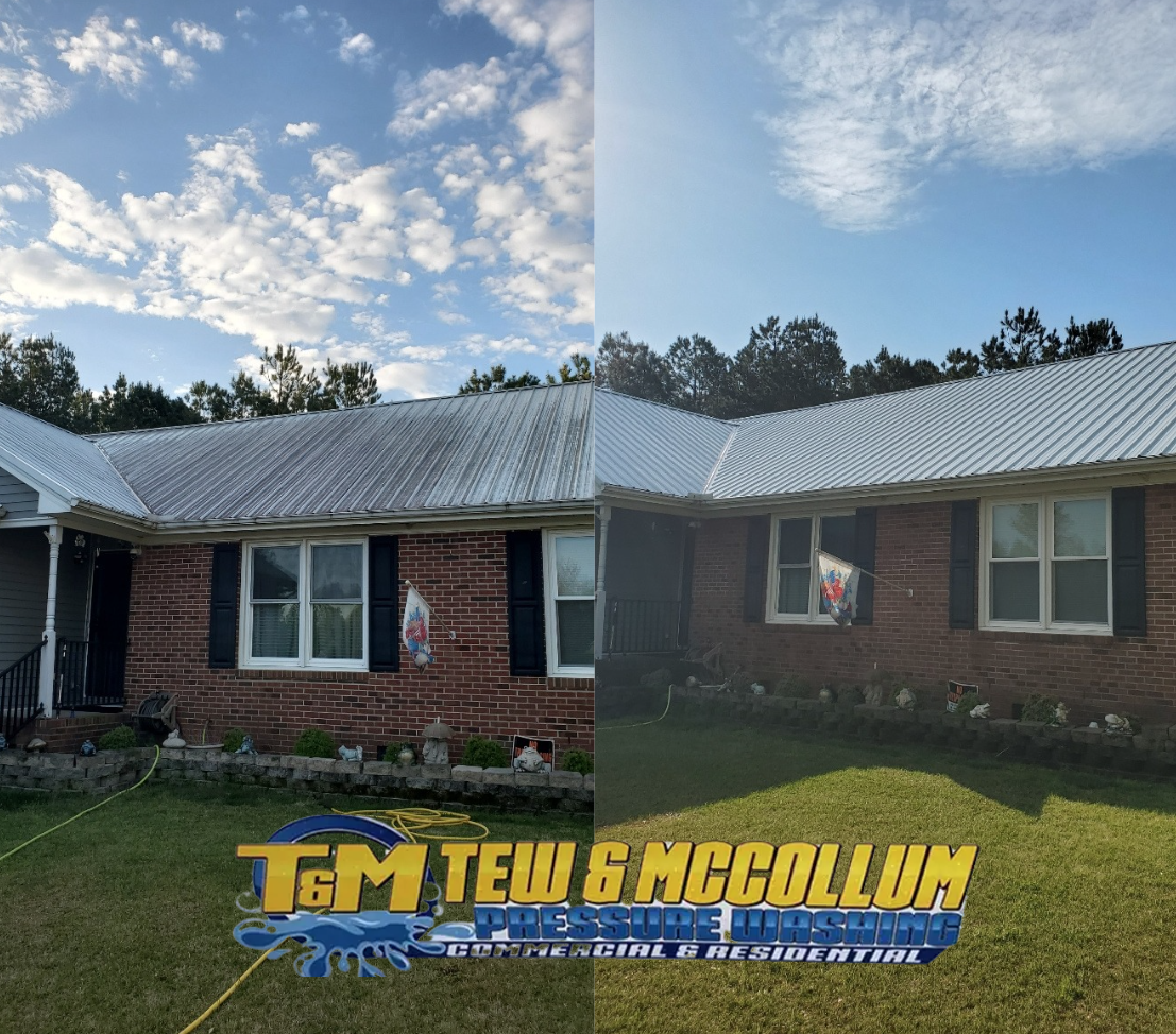 Professional Metal Roof Cleaning in Pinehurst, North Carolina 